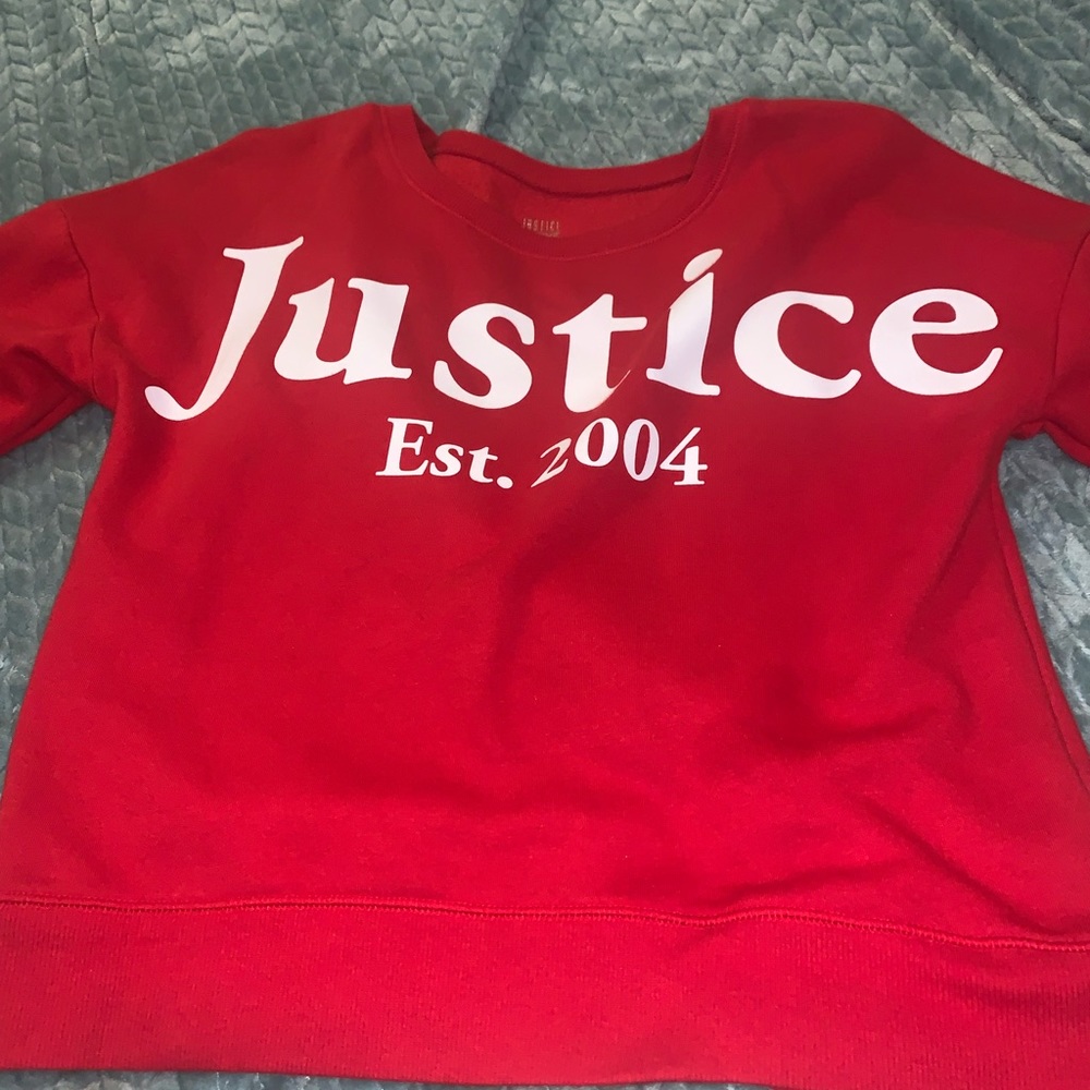 Justice Girls  , size 14/16 , sweaters , and shirt .